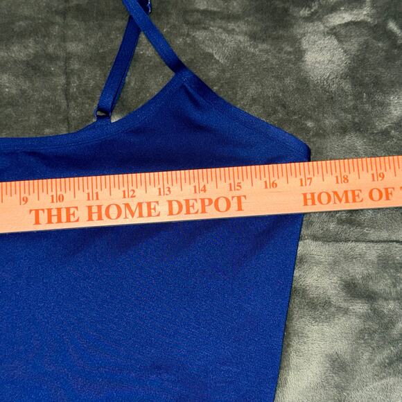 PINK Victoria's Secret Deep Blue Active Sports Bra Tank Top Women's Size XL - Picture 6 of 7